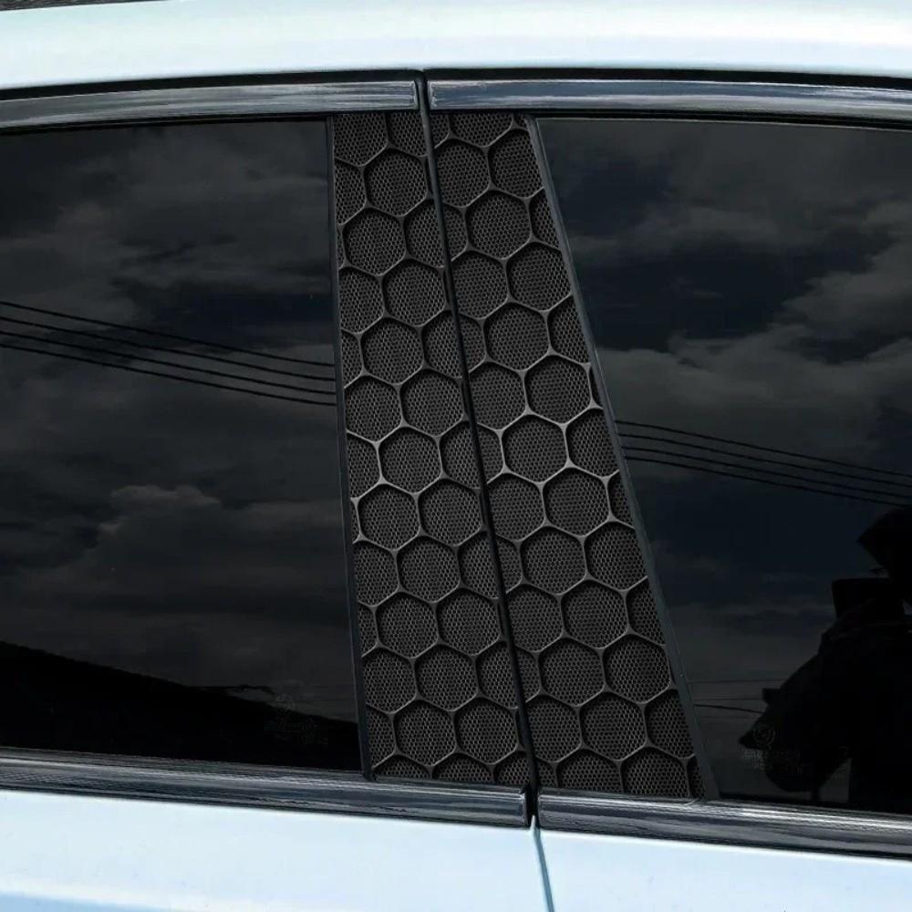 Nové včelí plástve Auto Samolepky Vodotěsné DIY Kryty B Sloupku Samolepicí Odolné proti Poškrábání Auto Styling Dekorace Samolepka