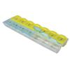 1PCS 4 Row 28 Squares Weekly 7 Days Tablet Pill Box Holder Medicine Storage Organizer Container Case