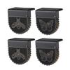 Outdoor Solar Wall Lamp Butterfly Bee Hollow Design Double Sided Courtyard Decoration Waterproof Garden Patio Fence Light