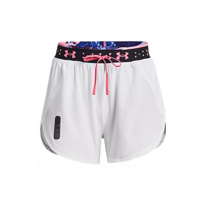 Logo Print High Waist Straight Leg Shorts Women Shorts White 1373446-100