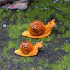 Mikro-Landschaftssimulation Kleine Schnecke Gartendekoration Schneckenornament Schneckenmodell Kunstharzhandwerk Miniaturfigur Heimdeko