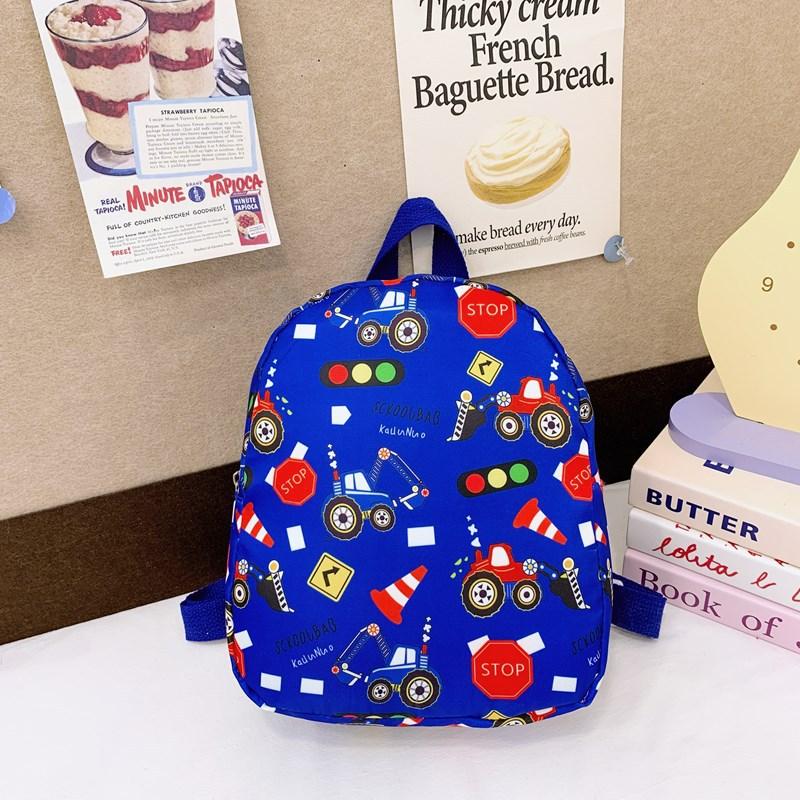 Dinosaur Kids Backpack With Cute Cartoon Design Lightweight Nylon For Use School