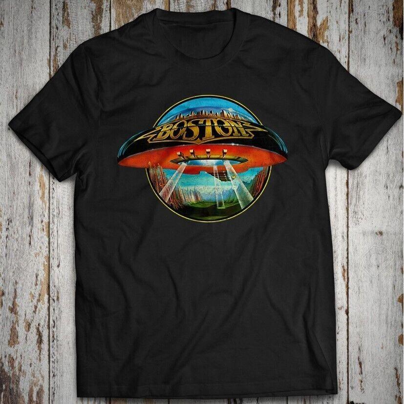 Boston Band Gift For Fans Heavy Cotton Black T Shirt For Men All Size UR146 L