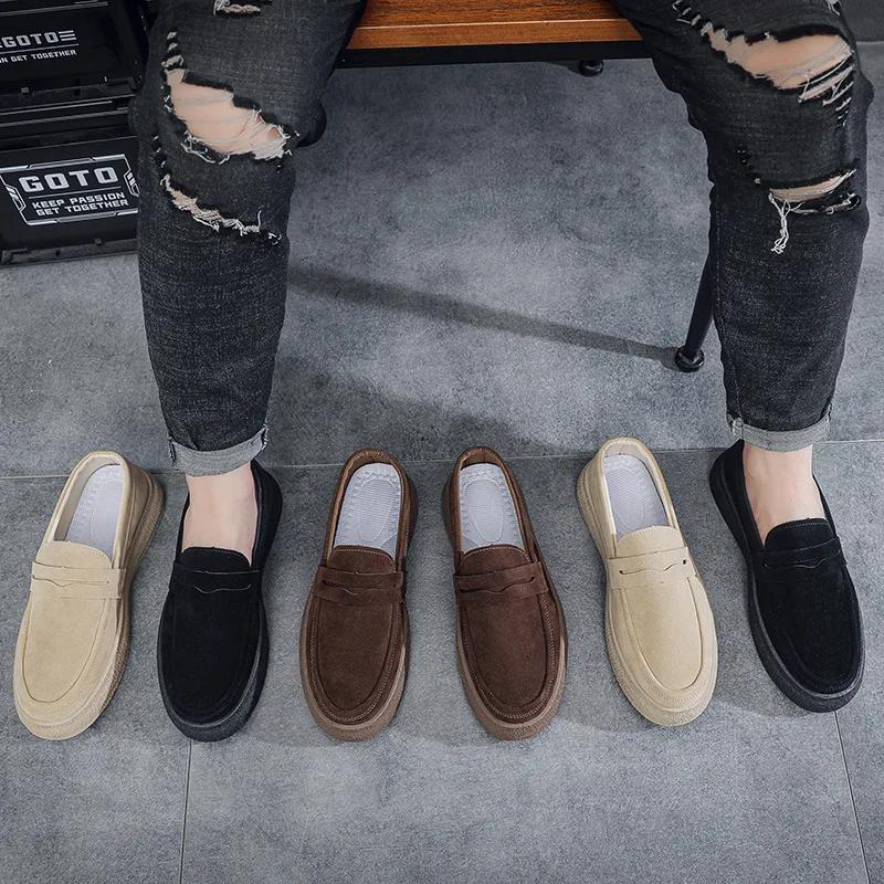 Fashion 2025 Men's Casual Shoes Fashion Business Loafers for Men Formal Shoes Designer Moccasins Lightweight Driving