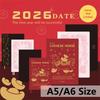New 2026 Weeks Plan A5 A6 Pocket Notebook Daily Life Record Journal Two Days Per Page Plan Weekly Monthly Yearly Planning