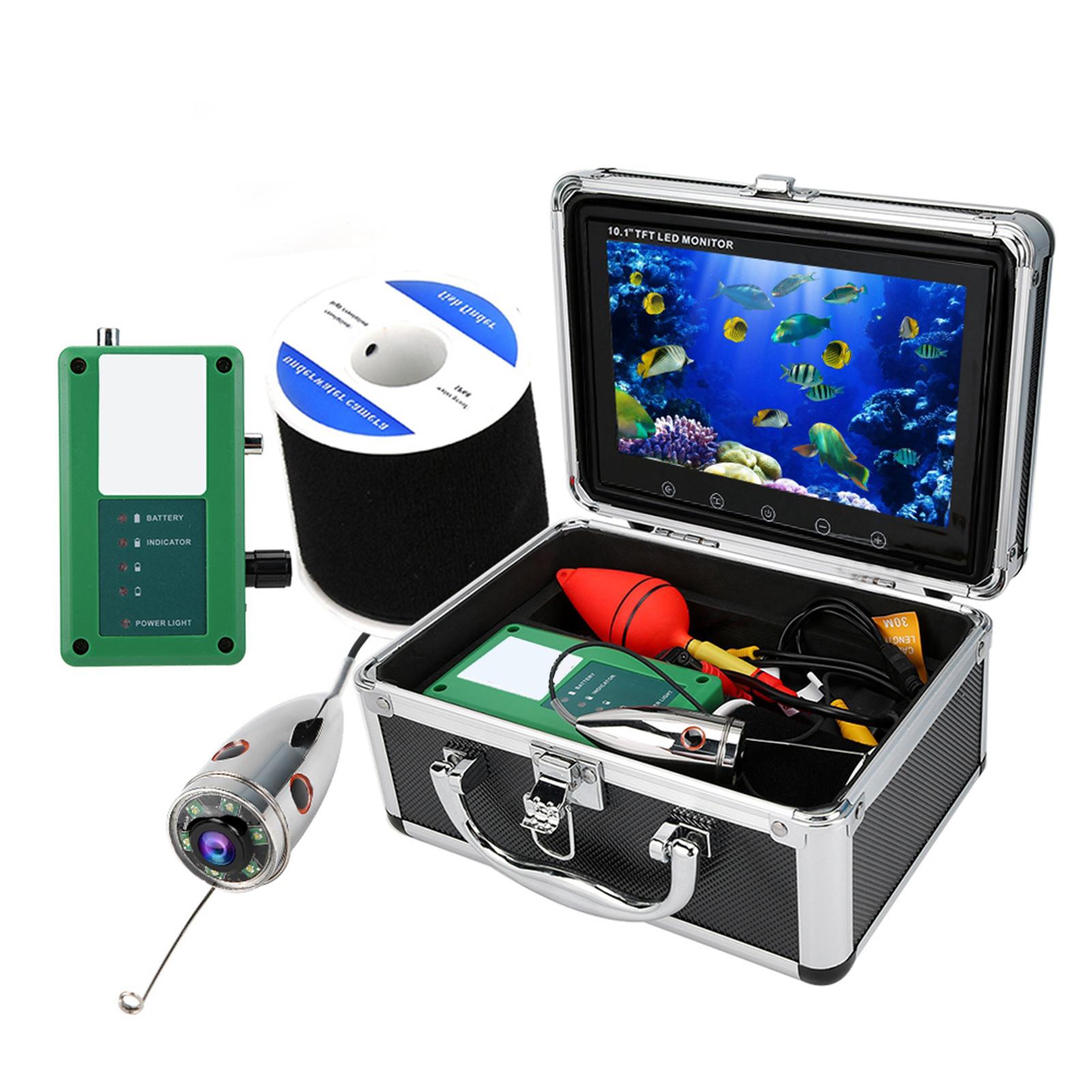 

10.1in 1000TVL HD WiFi 164ft 6LED Wide Angle IP68 Underwater Camera