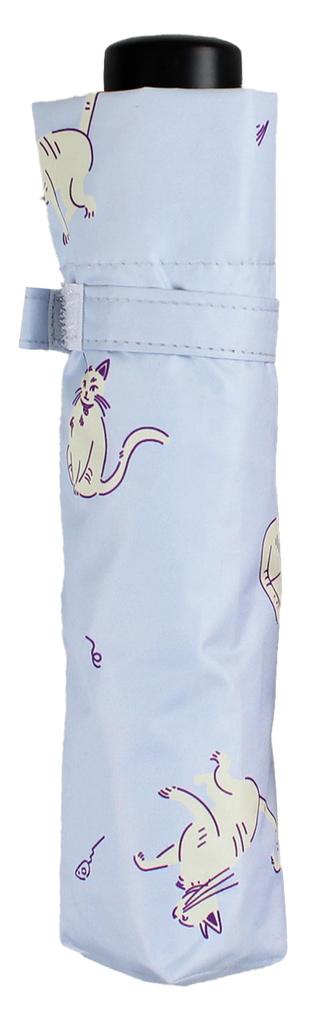 50cm Folding Umbrella for Perfect for Sun and Features a Cute Cat Inner Blocks of UV and Heat Lightweight, Women, Rain, Design, Coating, 99.9% Rays,