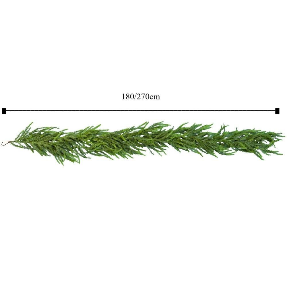 New 180/270cm Simulated Rattan Artificial PE Xmas Table Runner DIY Accessories Norfolk Pine Vine Plants Party Supplies