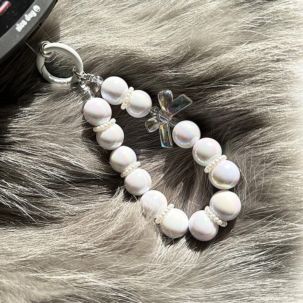 Niedlicher Kawaii Mini-Schlüsselanhänger mit Schleife, Cartoon-Design, bunt, für Telefon, Anti-Verlust, Lanyard, Rucksack, Anhänger, Dekoration, Geschenke