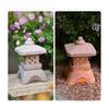 M-Modern-Garden Accessory Ornament Solar Powered Resin Pagoda Lantern Palace Lanterns Tower Statue Solar Lamp Garden Decor B Eas
