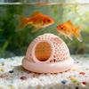 Floating Betta Fish Hide And Shrimp Cave 3D Printed Aquarium Hammock Small Feeding Ring Resting Shelter for Fish Tank Decoration