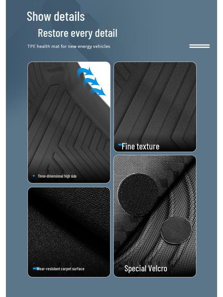 MG5 (2021-2025) Dirt-Resistant Waterproof TPE Floor Mats & Custom Trunk Mats