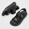 2025 Sommer neue weichsohlige rutschfeste dicksohlige Sport-Casual-Mode Hausschuhe Sandalen 371281 schwarz-J