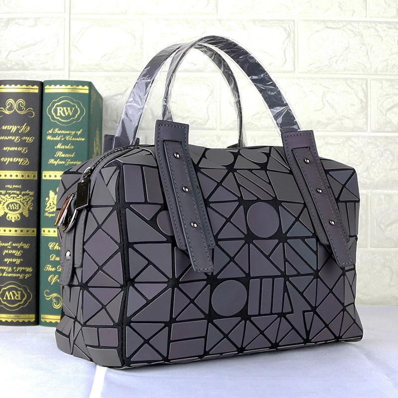 

Светящаяся сумка-подушка Модная меняющая цвет Квадратная Геометрическая Ромбовидная Сумка Универсальная Большая Вместимость Красочная Ромбовидная Сумка Мессенджер