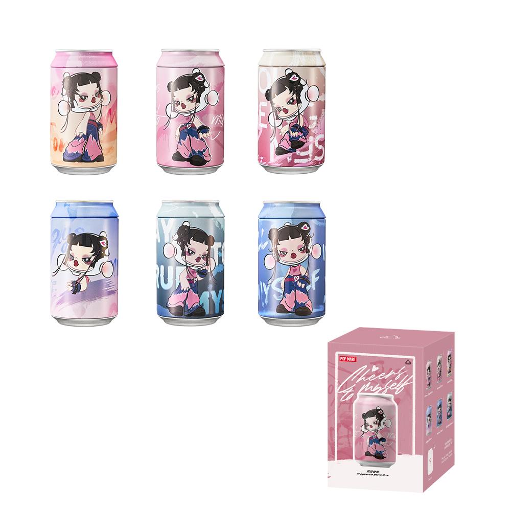 New POP MART Skullpanda CHEERS To MYSELF Collection Aromatherapy Blind Box Products Single Mystery Box/Full Box 6 Pcs PPMT-2407-0115