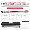 5-60Nm Verstellbarer Drehmomentschlüssel Professionell Vierkantantrieb Umschaltbare Ratsche 3/8'' Antrieb Schraubenschlüssel Handwerkzeug für Auto Motorrad