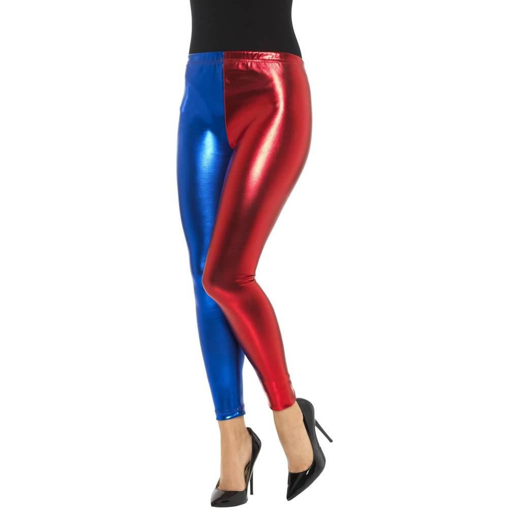 Smiffys Jester Metallic-Leggings für Damen