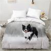 Animal Lie Down Dog Pet Bedding Set Duvet Cover Single Twin King Size Quilt Cover Home Textile Comforter