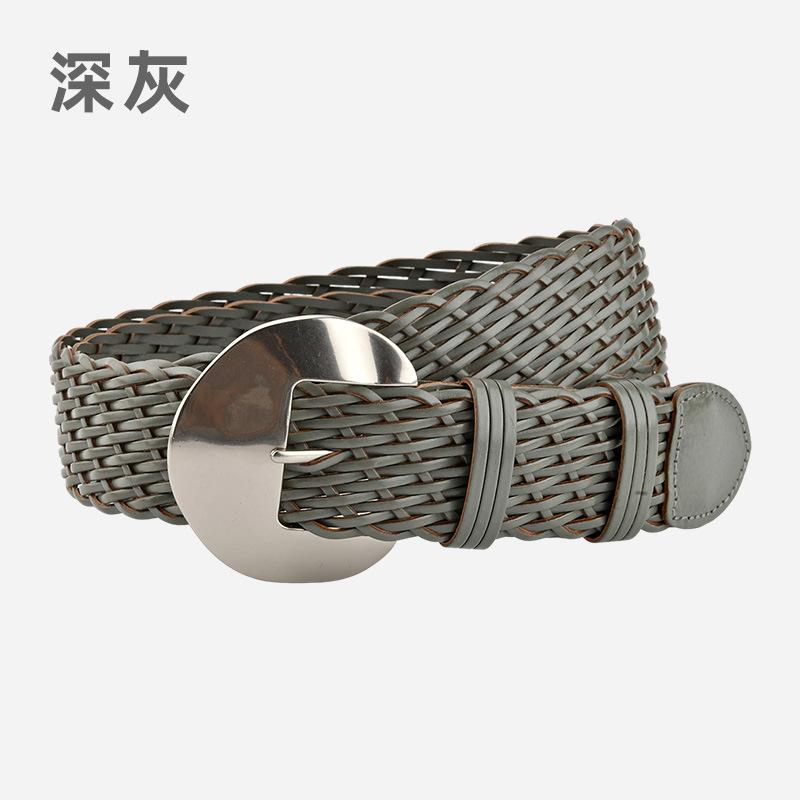 Ethnic Style Vintage Woven Belt Girl Bohemian Decorative Skirt Belt Leather Bran Paper Waist Seal Ladies