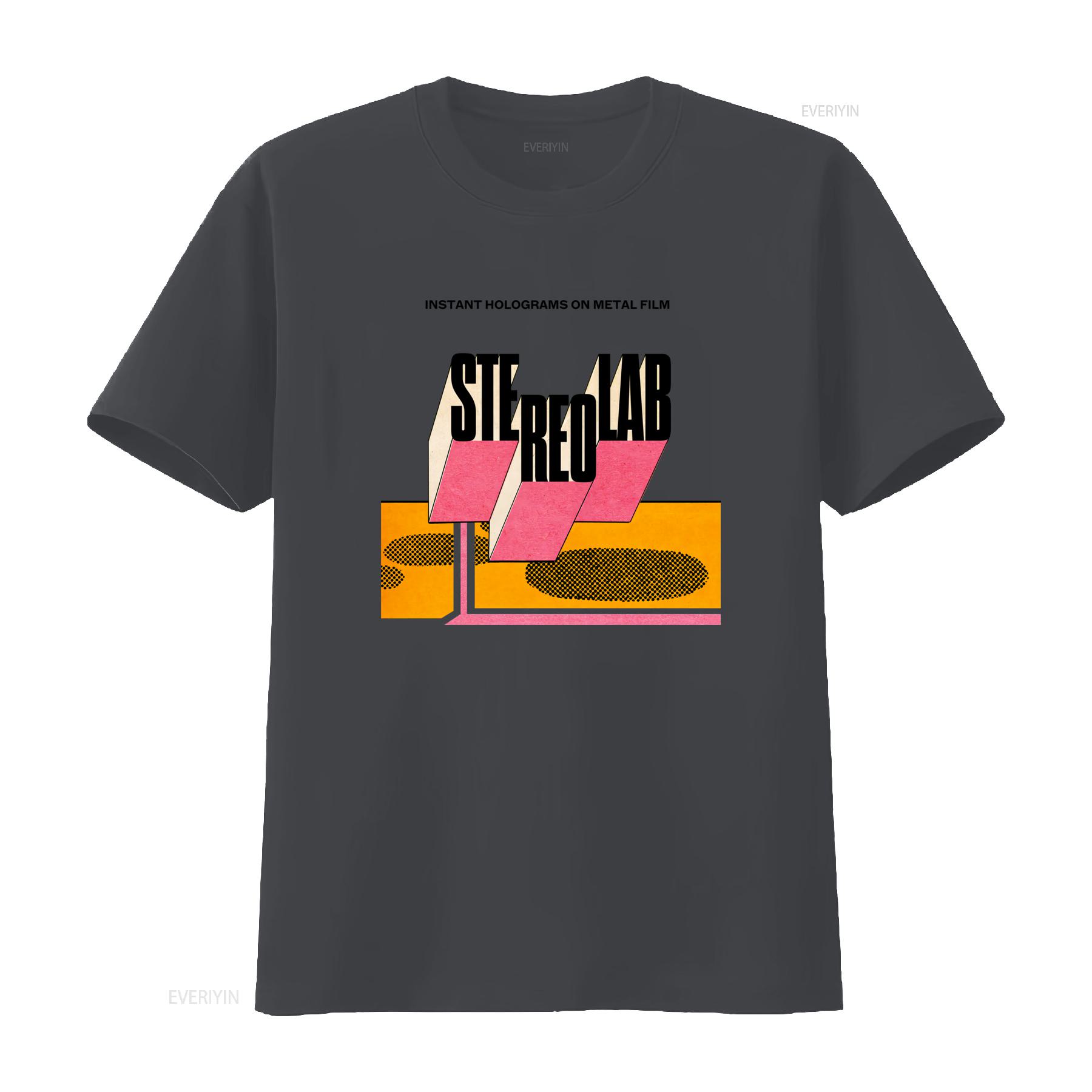

Stereolab Aerial Troubles Tour T Shirt Full Size S 5XL ET1345 vintage Washed Slightly designer clothes Casual Comfortable 4XL