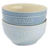 Staub 12cm Macaron Bowl Set - Blue / Pink / Green (2pcs)