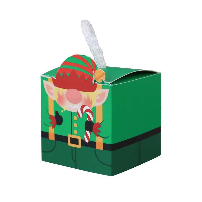 10/20pcs Gift Wrap Boxes Cookies Candy Boxes Christmas Tree Hanging Decorations Children Gifts Christmas New Year 2025