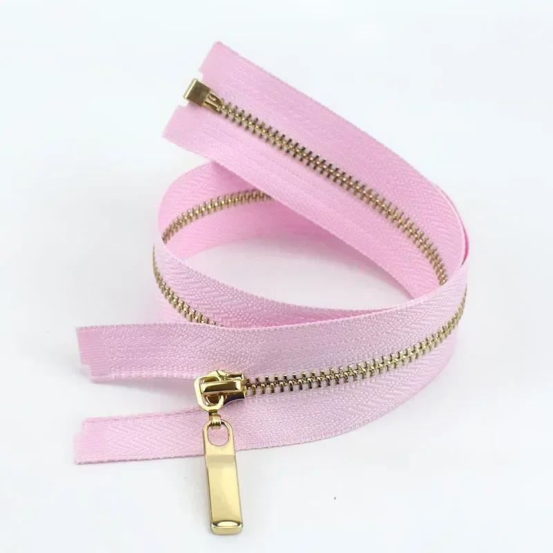 2/5Pcs 3# 40-70cm Open-end Metal Zippers for Sewing Jacket Coat Zipper Tapes Clothes Tent Zip Repair Kit DIY Garment Accessories