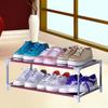 Multi-Layer Steel Shoe Rack: Dustproof, Economical Storage Solution for Dorms and Homes