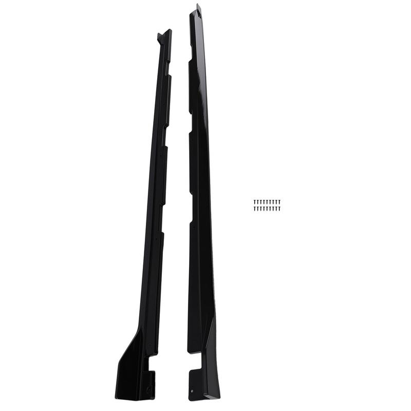 Side Skirt Extension Body Kit Panel for Honda Civic 2016-2021 10th Gen Black ABS