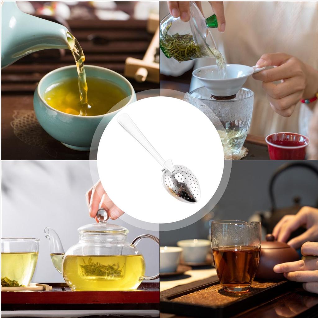 Tea Infuser Spoon Stainless Steel Tea Diffuser Egg Clip Tea Infuser Loose Tea Brewer for Filtering Tea Leaves and Coffee