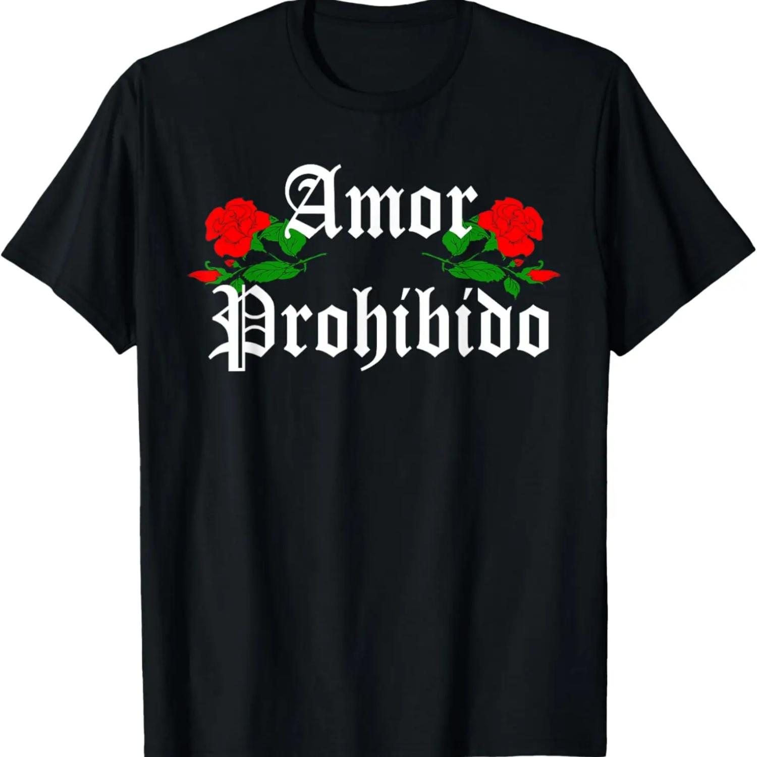 

AMOR PROHIBIDO RED ROSES T-Shirt XXXXXL чёрный