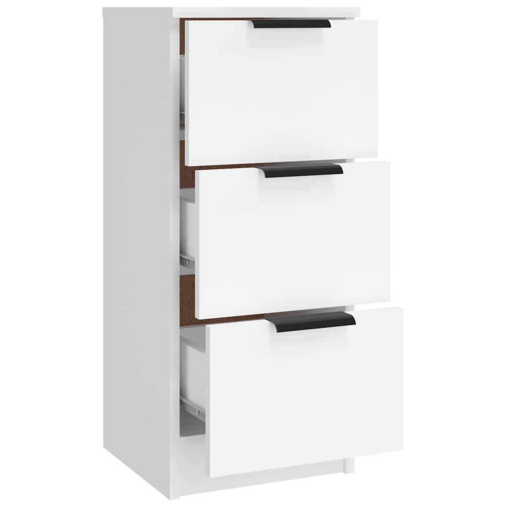 Sideboards 3 pcs White Particleboard