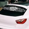 JDM Car Sticker Love Skull for Windshield Banner Decoration External Accessories Creative Sports Style Waterproof Vinyl Decals
