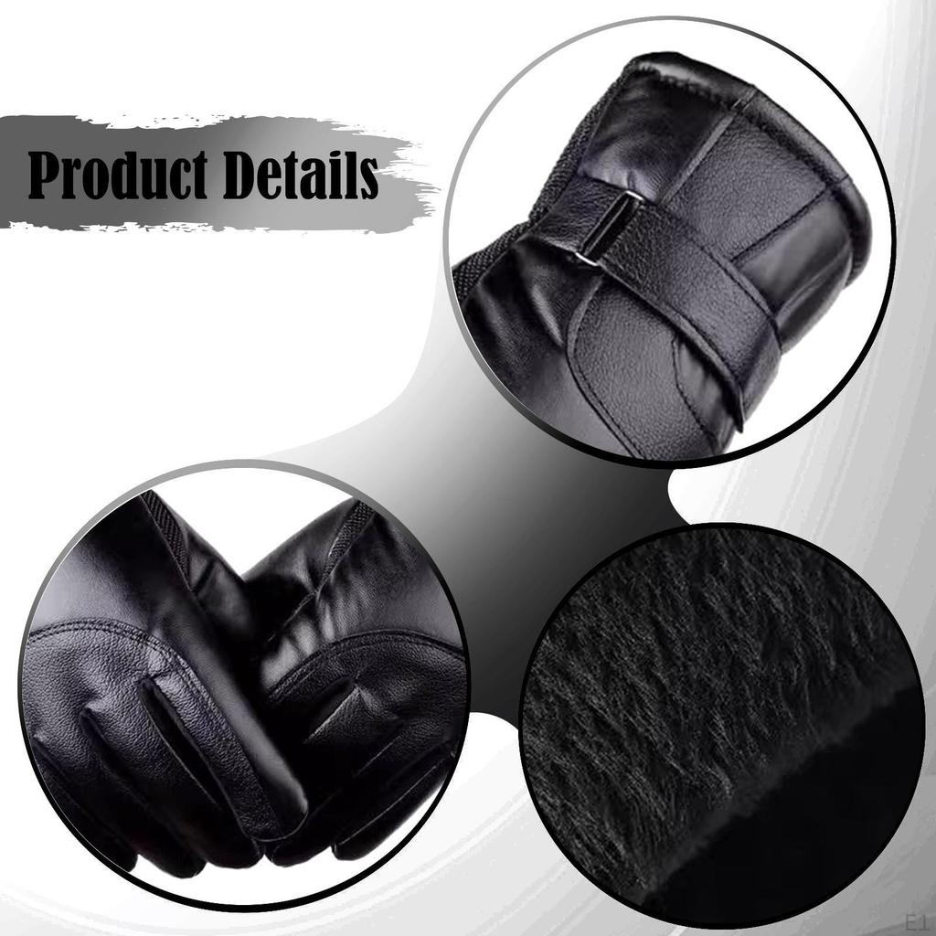 Winter Gloves for Men Anti Slip Waterproof Thickened Fashion Portable Thermal