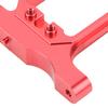 RC Front Rear Bumper Mount Servo Mount Set Aluminum Alloy Bumper Mount Servo Mount for   1Celsius10 RC Crawler Car