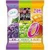 Orihiro Purunto Konjac Jelly Pouch Large Bag Zero Calorie Grape + Muscat + Mango 24 Count (Blue, Green, Orange)