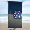 Heerenveen Print Beach Towel, Large Soft Quick Dry Towel for Beach Camping Swimming