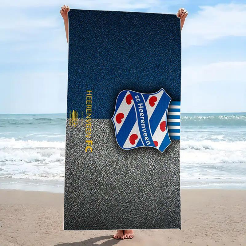 Heerenveen Print Beach Towel, Large Soft Quick Dry Towel for Beach Camping Swimming
