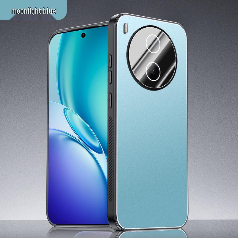 VIVO Y600 Pro Frosted Metal Phone Case with Heat Dissipation and Lens Protection for Men and Women VIVO Y600Pro лунный синий