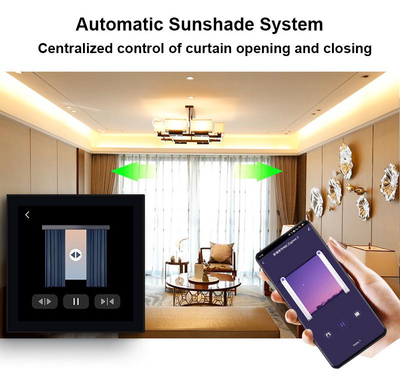 TUYA 4" Smart Living Doodle: Multifunctional Control Screen with Alexa Voice Support.