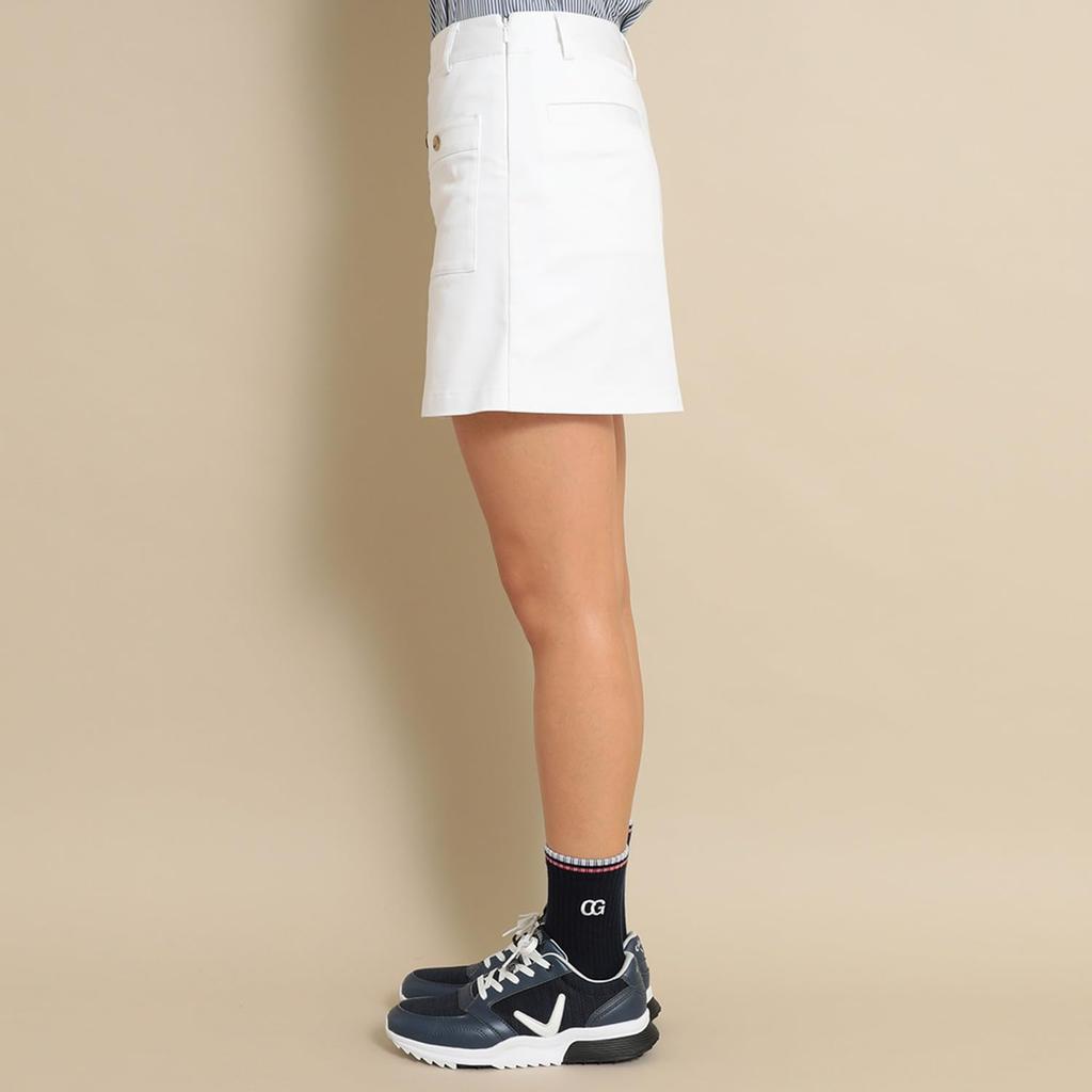 Callaway Stretch Skirt for C24128201 Women's (Shorts Included) Golf, 1030_White