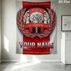 Afc Ajax Wall Hanging Printed Fabric Blanket Decorative Tapestries for Bedroom Living Room Home Decor