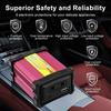 Car RV Truck Trailer Power Inverter USB Voltage Transformer Multifunctional Auto Camping Battery Converter 220W Supply Inverter