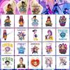 Kpop Demon Movie Hunters Temporary Tattoos Removable Tattoo Stickers for Kids Goodie Bag Stuffers Party SuppliesChristmas Gifts