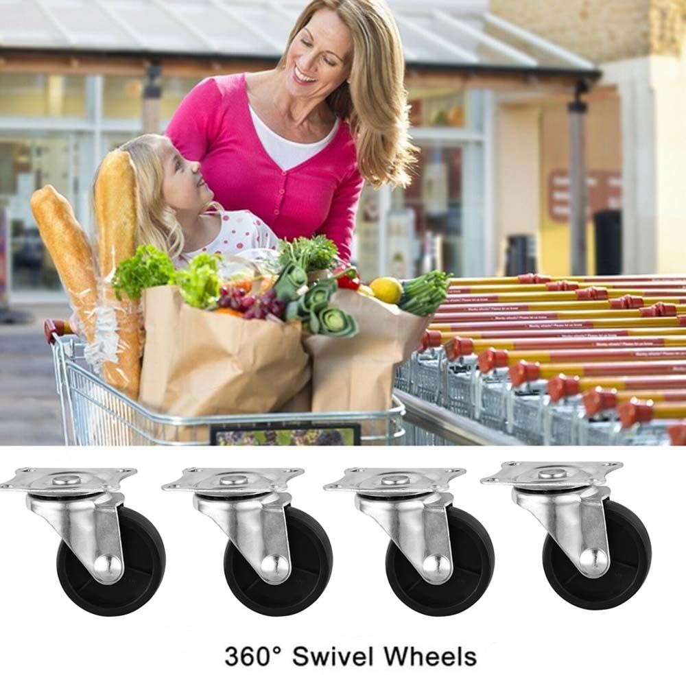 

Furniture Rubber Heavy Duty Trolley Roller Wheel Furniture Casters Swivel Castor Wheel Rollers