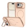 High Quality Liquid Silicone Magnetic Phone Case for iPhone 17 13 14 15 16 Pro Max Shockproof Cover Metal with Camera Frame
