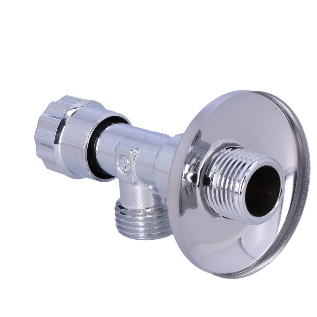 Opal Angle Poppet Valve Chrome 1/2"-1/2"