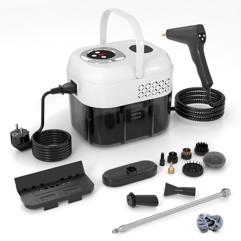 2500W High-Pressure Steam Cleaner for Windows, Kitchens, and Oil Stains