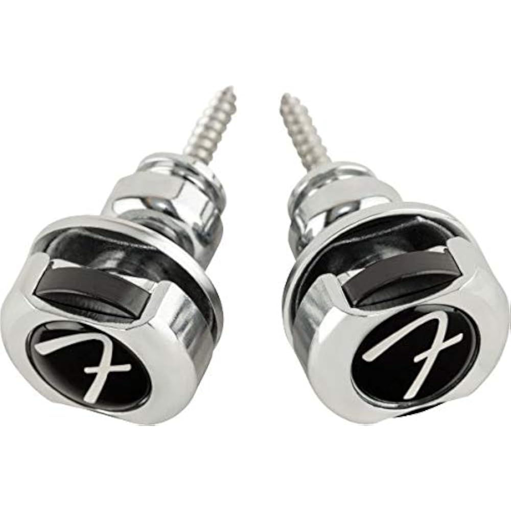 Fender Strap Pin Indemnity Strap Locks, Chrome