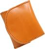 This Stylish, Small, Camel-colored Coin Purse for Men Is Made with Genuine Tochigi Leather from a Popular Brand. Made In Japan with Tanned Leather,